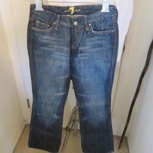 7 For All Mankind Women's Size W27 L31 A Pocket Blue Jeans Style U130061U-061U